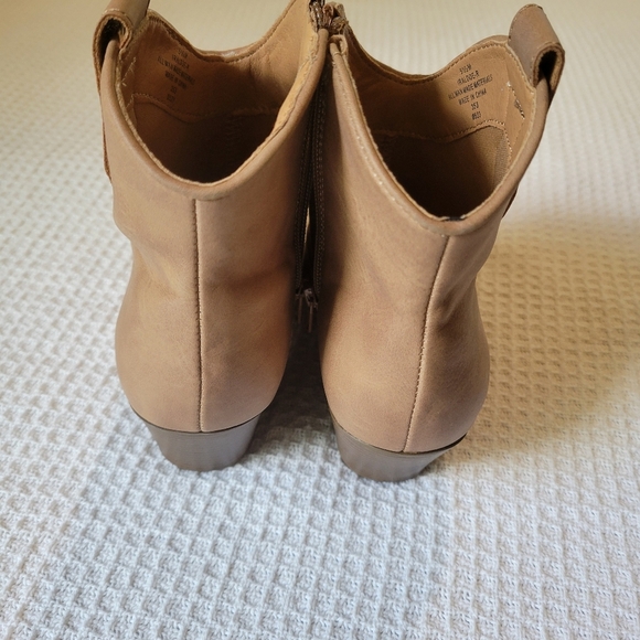 Indigo Tan Leather Ankle Boots - Picture 3 of 10